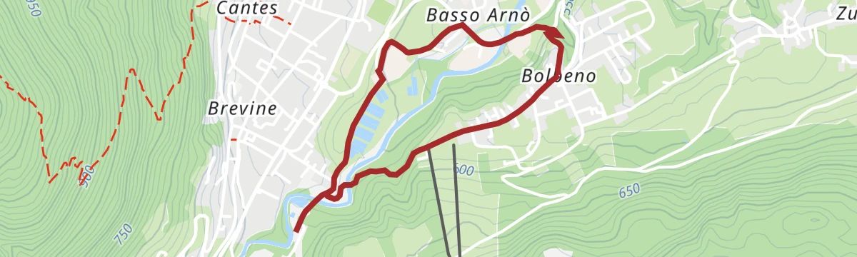 Route map: Route of the industrial waters, between past and present uses of the waters of the Arnò